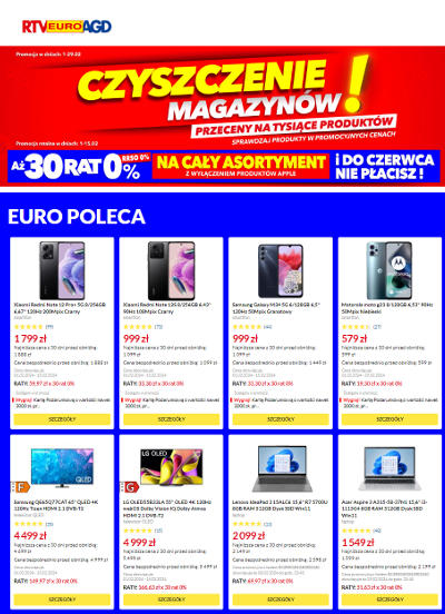 Promocja internetowa RTV Euro AGD